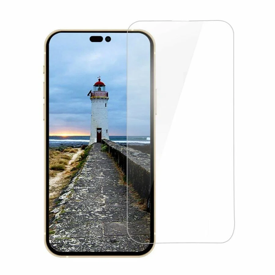 Защитное стекло ANANK 3D 9H для Apple iPhone 16 Pro Max/17 Pro Max антибликовое прозрачное (совместимо с чехлом UAG)
